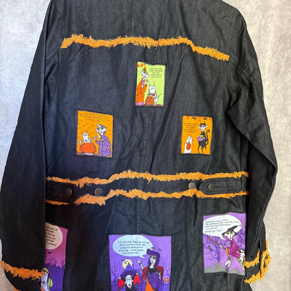 Roaman's Black Denim Jacket - Picture 2 of 3